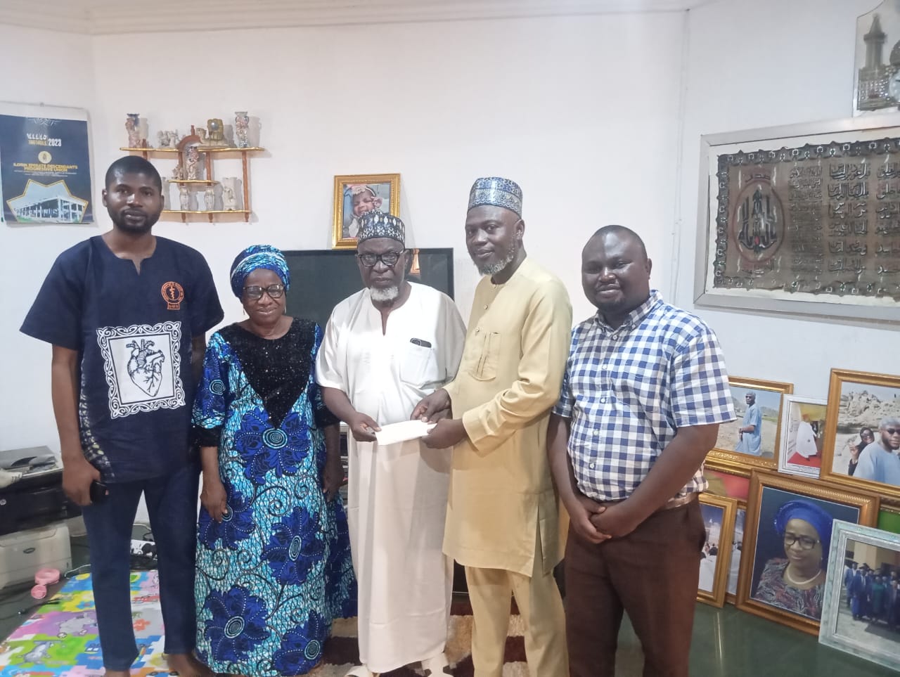 NAUS Condolence Visit to Prof. Kuranga